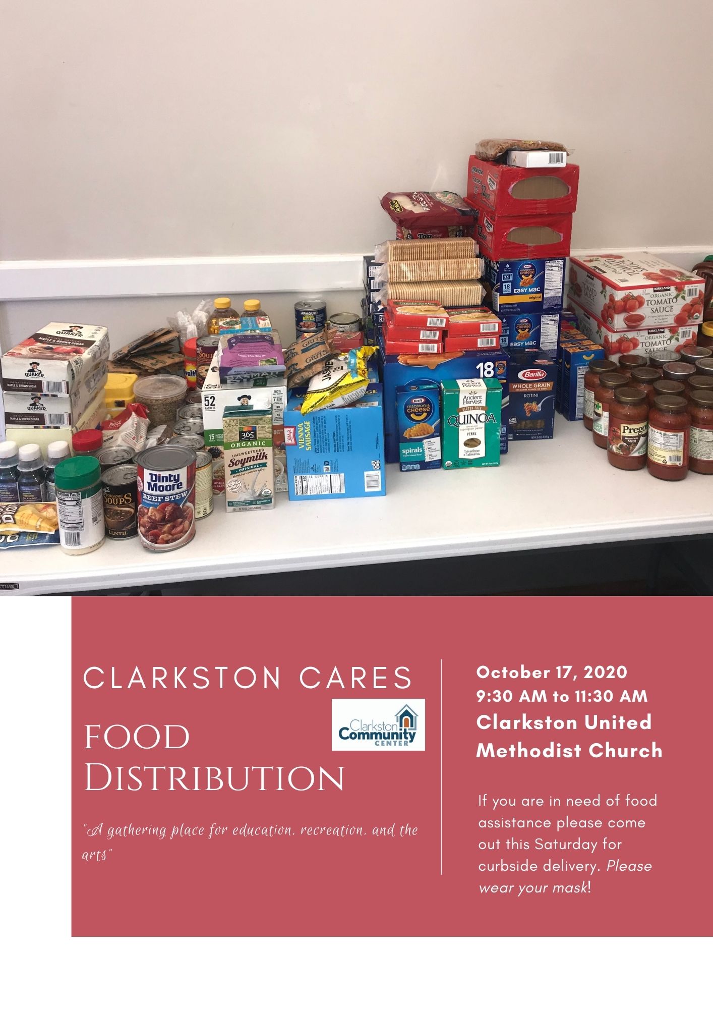 Clarkston Cares Food Distribution