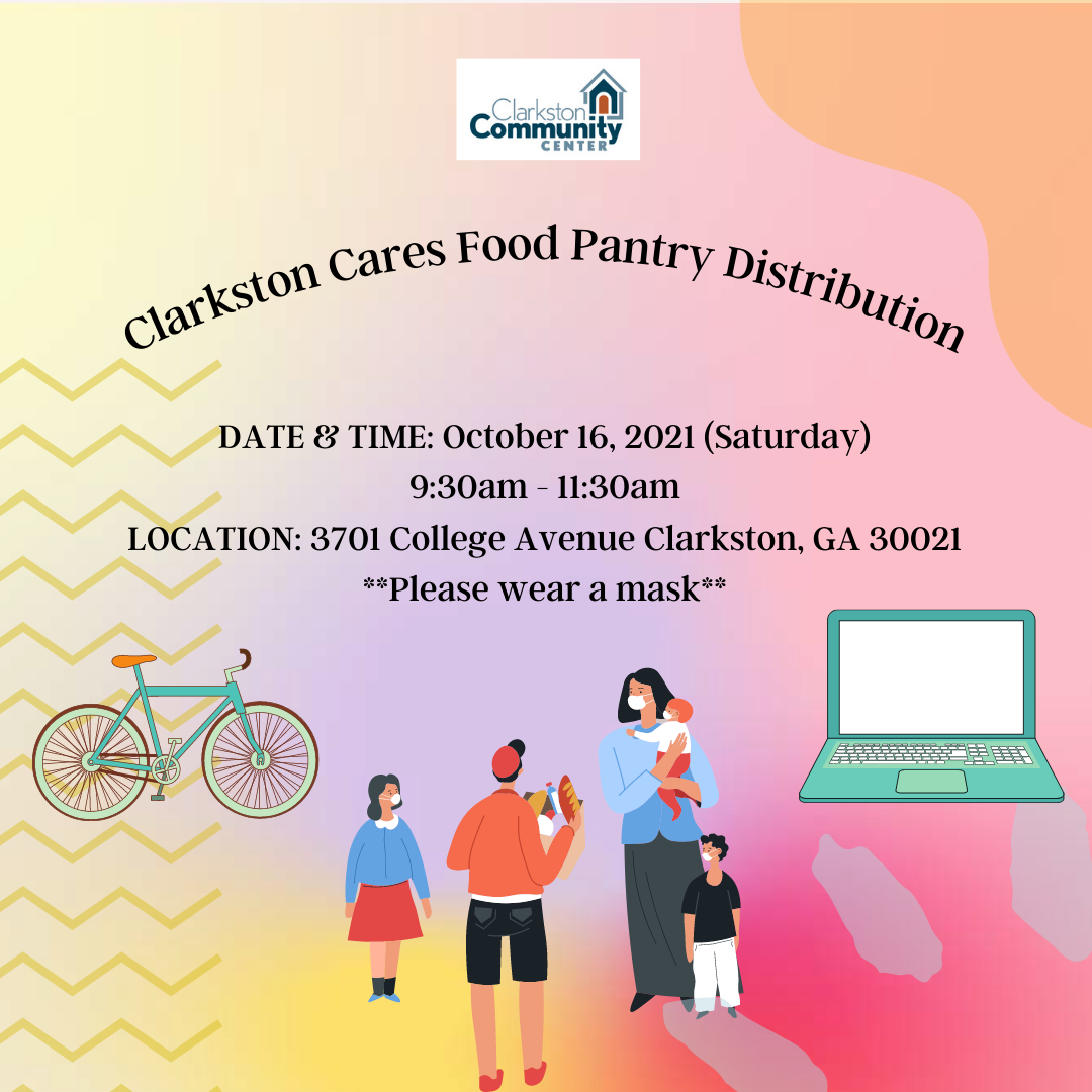 Clarkston Cares Food Pantry Distribution (1)