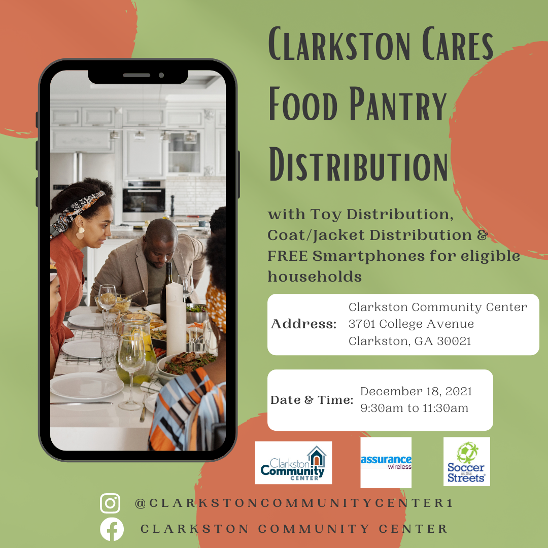 Clarkston Cares Food Pantry Distribution