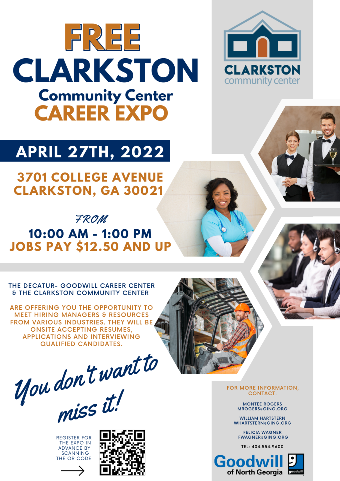 CCC & Goodwill Career Expo Clarkston Community Center