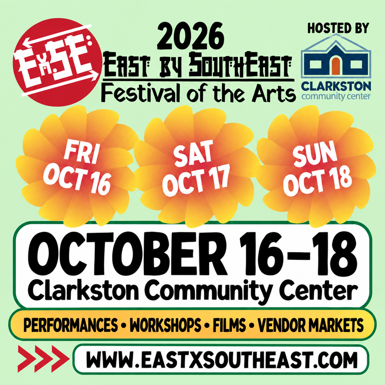 East by Southeast Arts Festival 2026